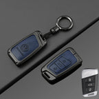 Leather Car Remote Key Case Full Cover Protection Shell for VW Volkswagen Magotan Magotan GTE Passat B6 B7 B8 CC Arteon Keychain