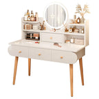 Dressing Table, Bedroom,Simple Modern Small Apartment, Bedside Storage Cabinet,Integrated Makeup Table, Nail Salon Makeup Table