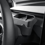 For New Tesla Model Y Juniper 2025 Model 3+ Highland 2024 Steering Wheel Silicone SunGlasses Case Mobile Phone Holder Storage