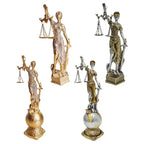 Justice Fairness Goddess Statue ThemisGoddess Of Justice Statue Greek Mythology Ornaments Justice Blind Statues Home Decor