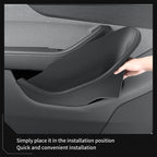 for Tesla Model Y Juniper/Launch 2025 Car Side Door Handle Storage Box Gate Slot Anti Dirty Storage Tidying Tray Accessories