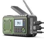 Multifunction Emergency Crank charging power station Radio FM/AM/SW/ Portable Radio with power bank, camping torch,reading lamp