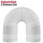 130/150mm Universal Duct Extension Pipe Air Ventilation Pipe Hose Air Conditioner Exhaust Accessories Duct Air System Vent