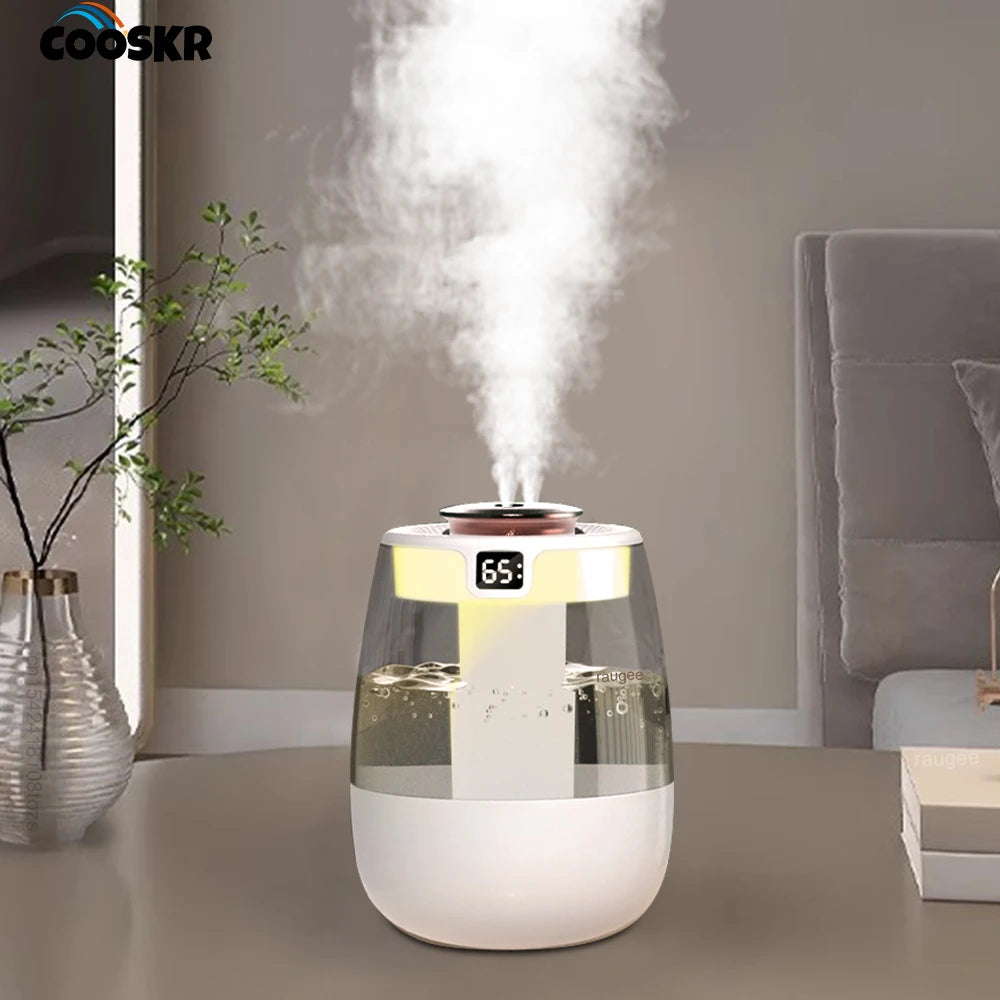 Air Humidifier Double Spray Port 1.3L Large Capacity Air Aroma Humidif