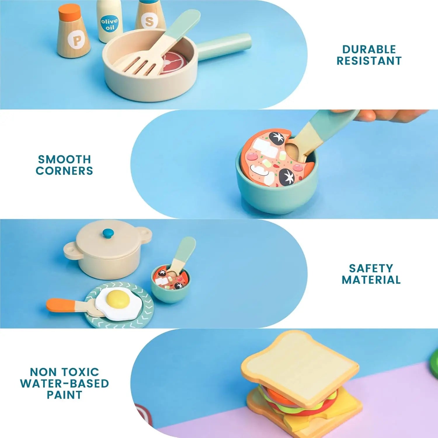 Wooden Kitchen Toys Pretend Play Set Cut Meat Vegetables Simulation Kitchen Playhouse Game Montessori early Educational Toys