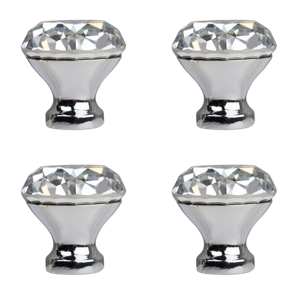 Kitchen Cabinet Door Handles Furniture Cupboard Dresser Door Drawer Knob Crystal Pull Handle