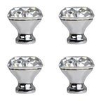 Kitchen Cabinet Door Handles Furniture Cupboard Dresser Door Drawer Knob Crystal Pull Handle