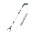 1pcs Foldable Gripper Extender Garbage Picker Gripper Jaws 360 Degrees Rotating Clip Hand Aid Tools Litter Reachers Pickers