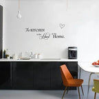 Kitchen Wall Stickers The Kitchen Is Heart Home Wall Stickers DIY Removable Letter Vinyl Wall Art Decals Kitchen Wall Decoration