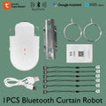 LifeLibero Tuya Smart Curtain Robot Bluetooth Curtain Motor Smart Life Fit to Electric Curtain Rail Track Rod I U Support Alexa