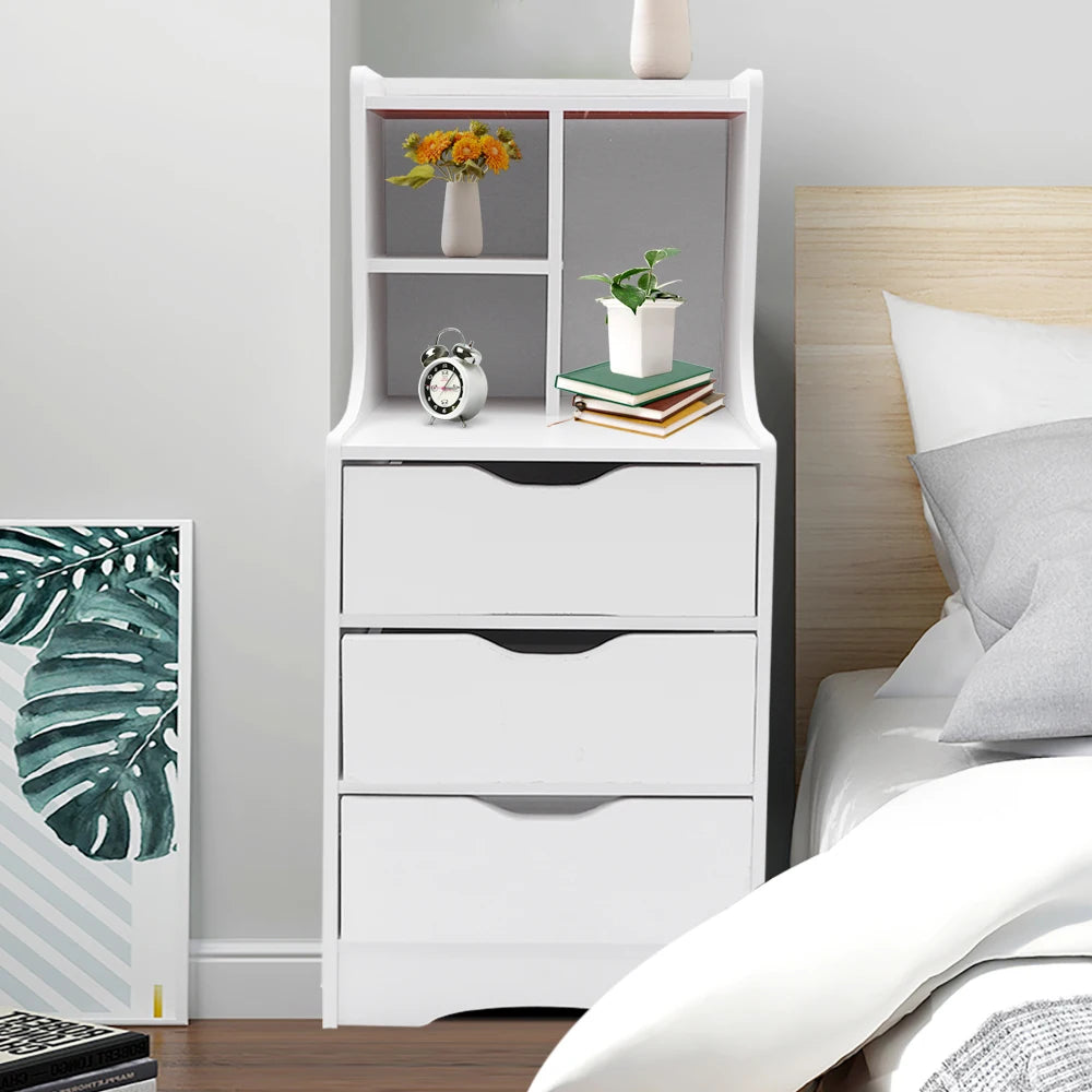 White Modern Nightstand
