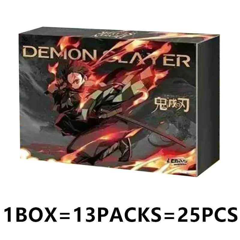 Douqu Original Demon Slayer English Version Trading Card Full Series Anime Collection Card Board Game Children's Toys Gift