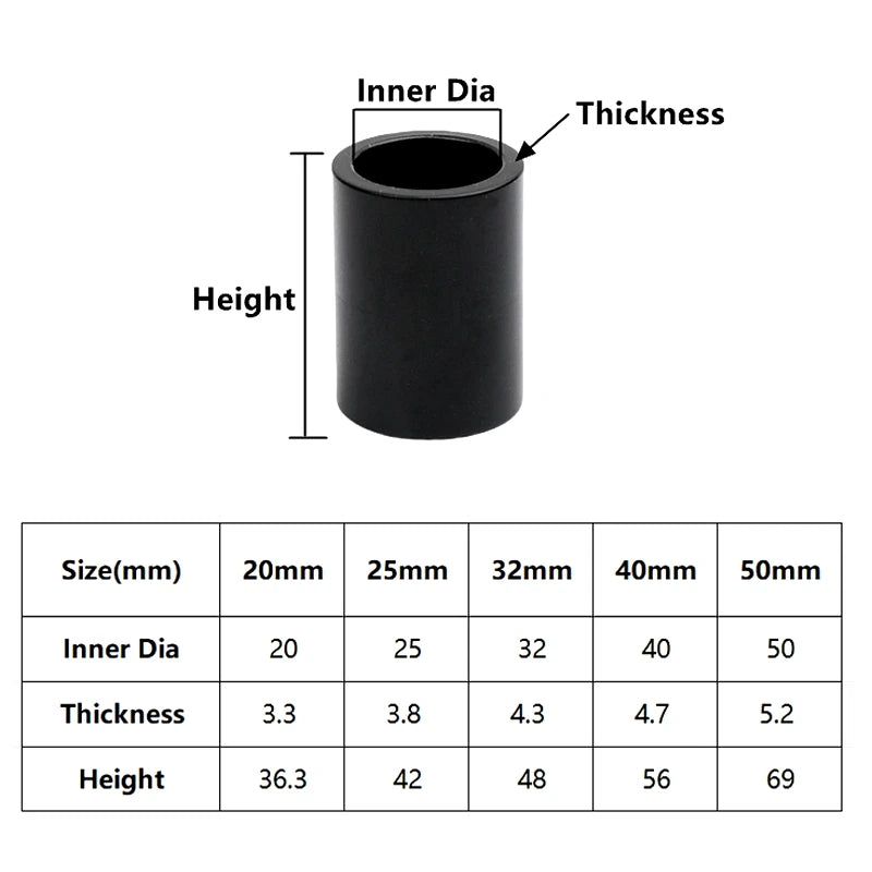 20-63mm Black PVC Pipe Connectors Ball valve Three-way Direct Garden Water Aquarium Fish Tank Drainage Tube Fittings Accessories