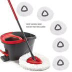 360 Rotating Mop Head for Vileda Wring Mopping Replacement Clean Microfibre Mop Refill Head Household Cleaning Tools Accessories