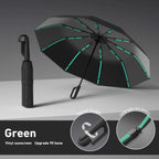 Strong Windproof Automatic Umbrella 72 Bones Sunshade Uv Protection Folding Men's Umbrella Buckle Rain Large Parasol for Women