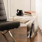 Bedside Table Minimalist Stainless Steel Cabinet Table Several Integrated Molding Storage Cabinets End Table Furniture