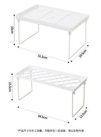 Home Closet Organizer Storage Shelf for Kitchen Rack Space Saving Makeup Organizer Wardrobe Decorative Shelves Cabinet Holders