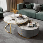 Design Nordic Coffee Tables Modern Storage Luxury Simple Aesthetic Coffee Tables Unique Marble Mesa Centro Living Room Furniture
