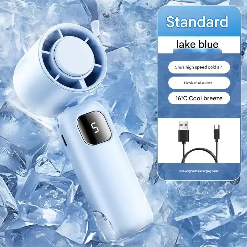 Xiaomi 2025 Electric Fan Portable Turbo Fan Rechargeable Cooling Handh
