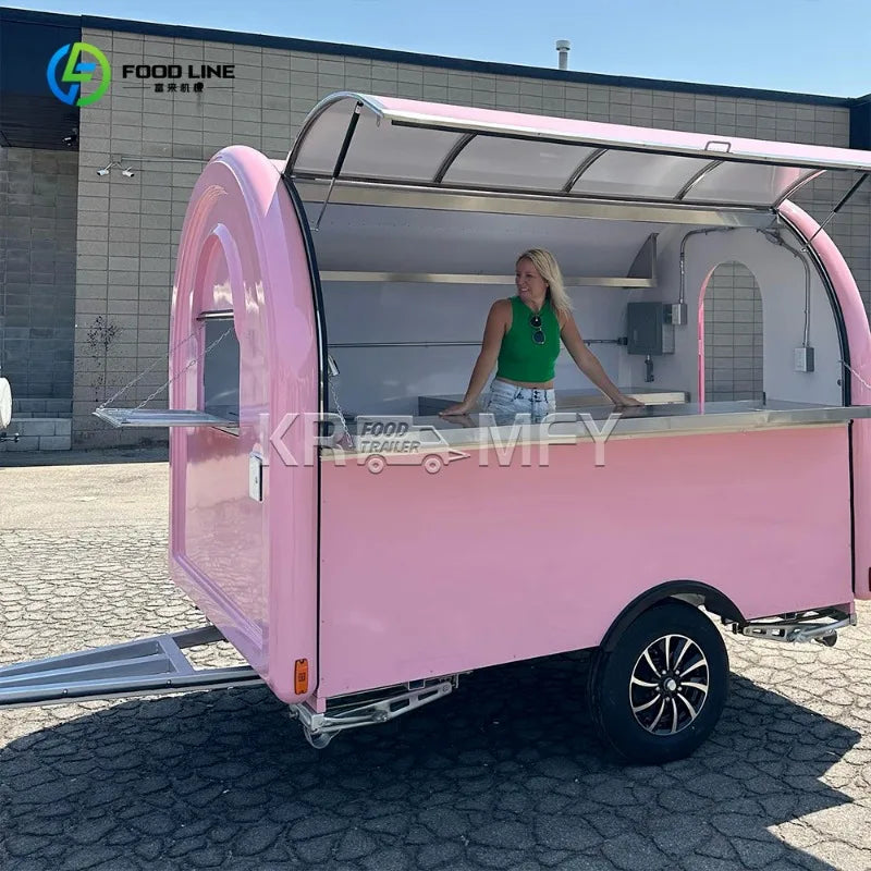 China Mobile Kitchen Food Trailer With Kitchen Food Truck Trailer Fully Equipped Food Truck Trailers with Full Kitchen Equipment
