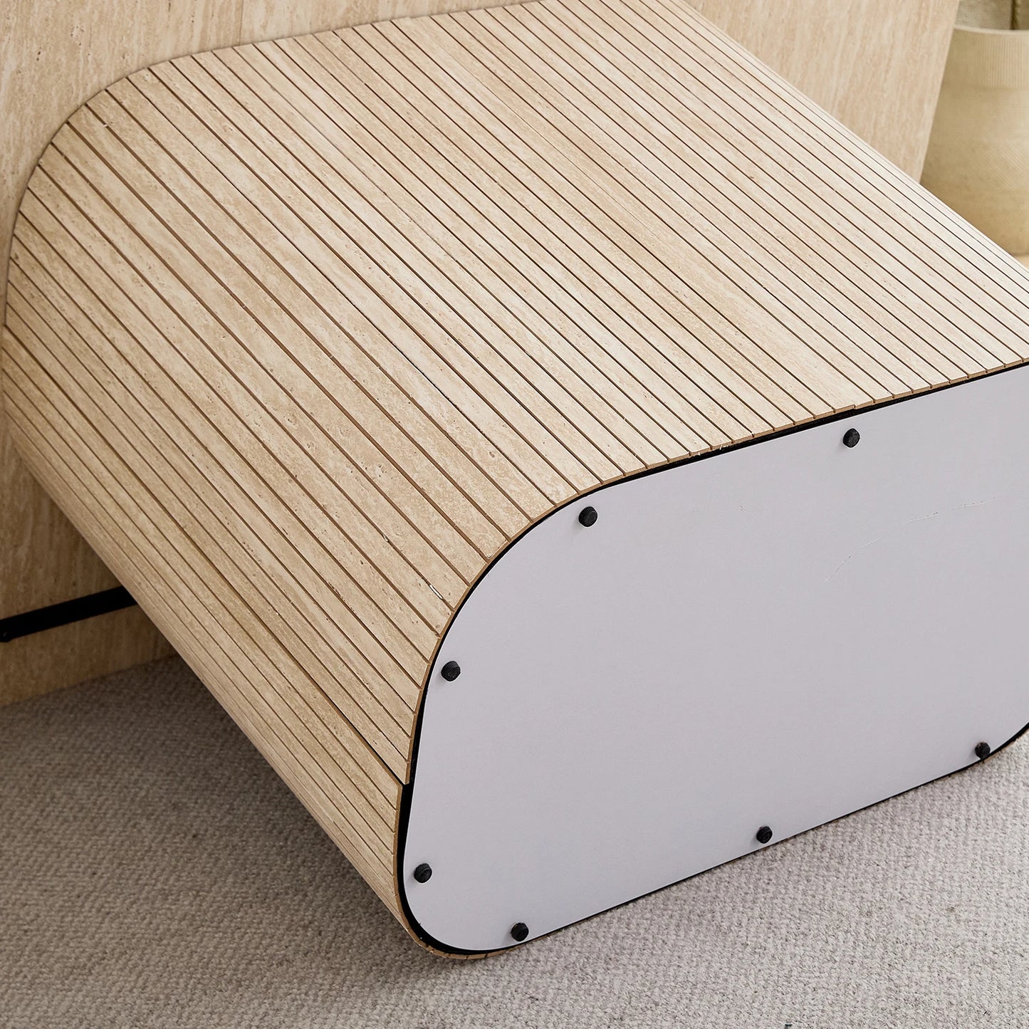 Modern Simple Solid Wood Rectangular Dining Table, Living Room Reading and Leisure Dining Table, for 4-6 People