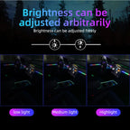 KEVANLY 140/55.1inch Car Ambient Lights 1in1 Universal LED Symphony RGB Atmosphere Lamp USB APP Remote for Tesla Model 3 Y S X
