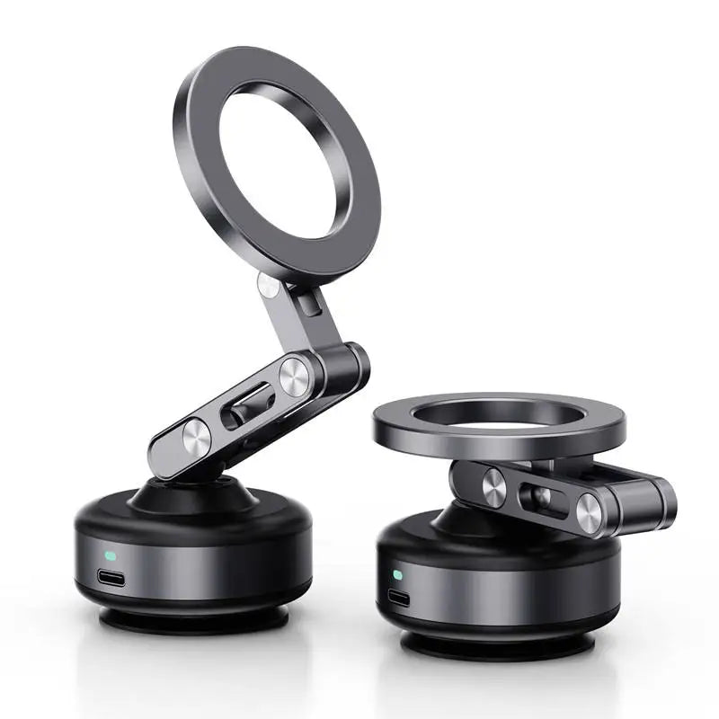 New X93 Magnetic Car Phone Holder 360 degree Rotation Vacuum Adsorption Strong Suction Holder for Mobile Phone Car Bracket