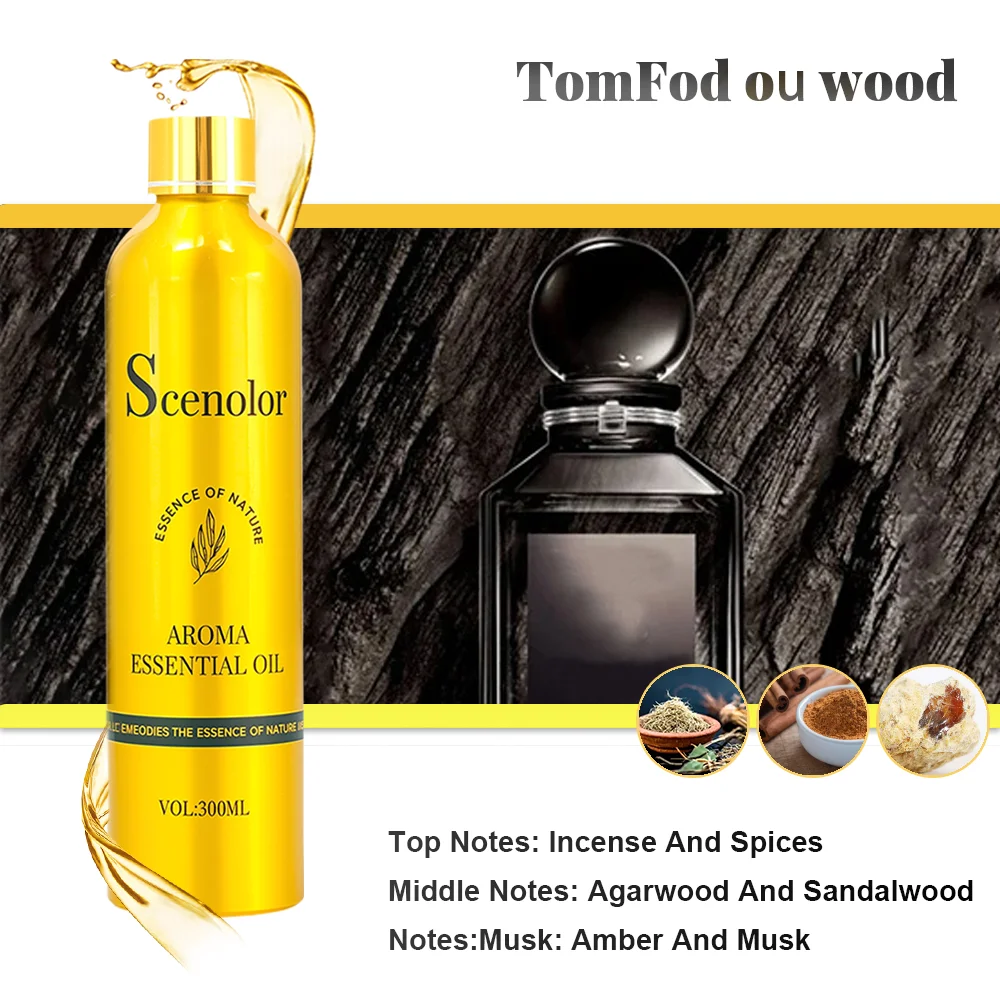 300ml French Oud Fragrance Oil - Long-Lasting Hotel & Home Perfume
