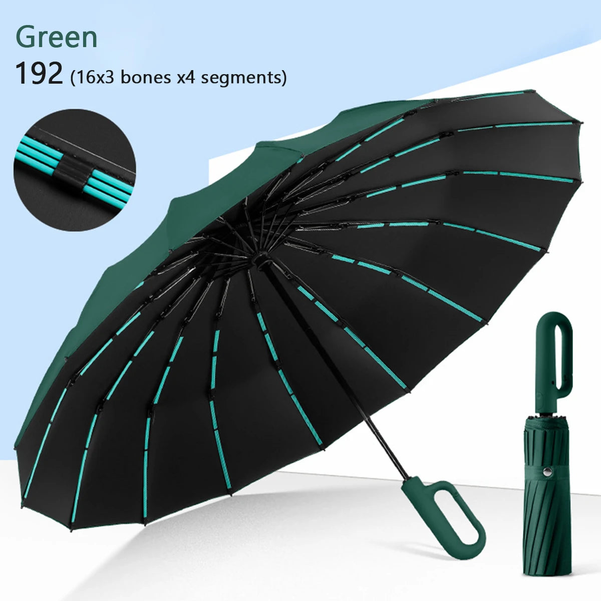 Strong Automatic Folding Umbrella