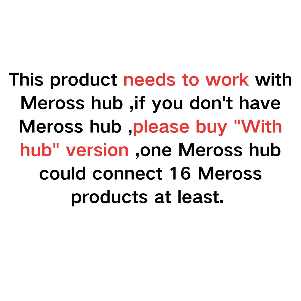 Meross Homekit Smart Water Sensor Leak Detector Flood Water Leakage Alarm Security Alarm Sensor  Work with Alexa
