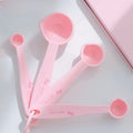 Hello Kitty printed measuring spoon set cute cartoon kitchen baking spoon for daily use with double-sided scale for cooking