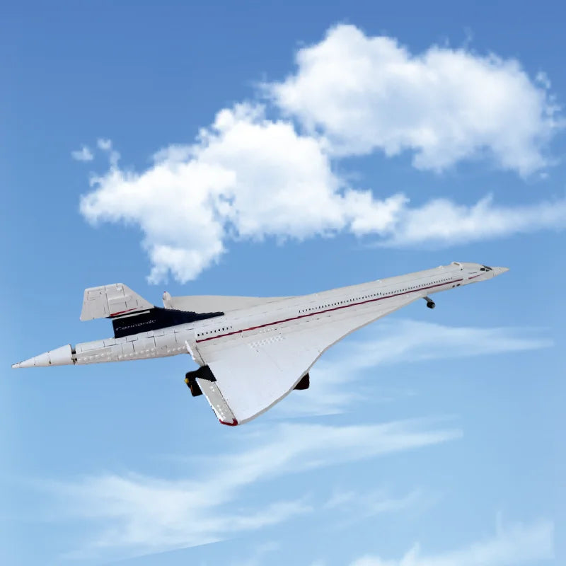 2025 New Airbus Concorde Building Kit Supersonic Airliner Space Shuttle 10318 Model Educational Toy For Children Fatherday Gifts