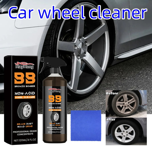 120ml Car Iron Remover Wheel Cleaner Wheel Hub Rust Removal Metal Disc