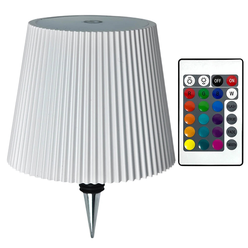 Wireless Bottle Lamp 3 Color + RGB Decorative Night Light Touch-Control Desk LED Lamp for Decorating Living Rooms Parties Bars