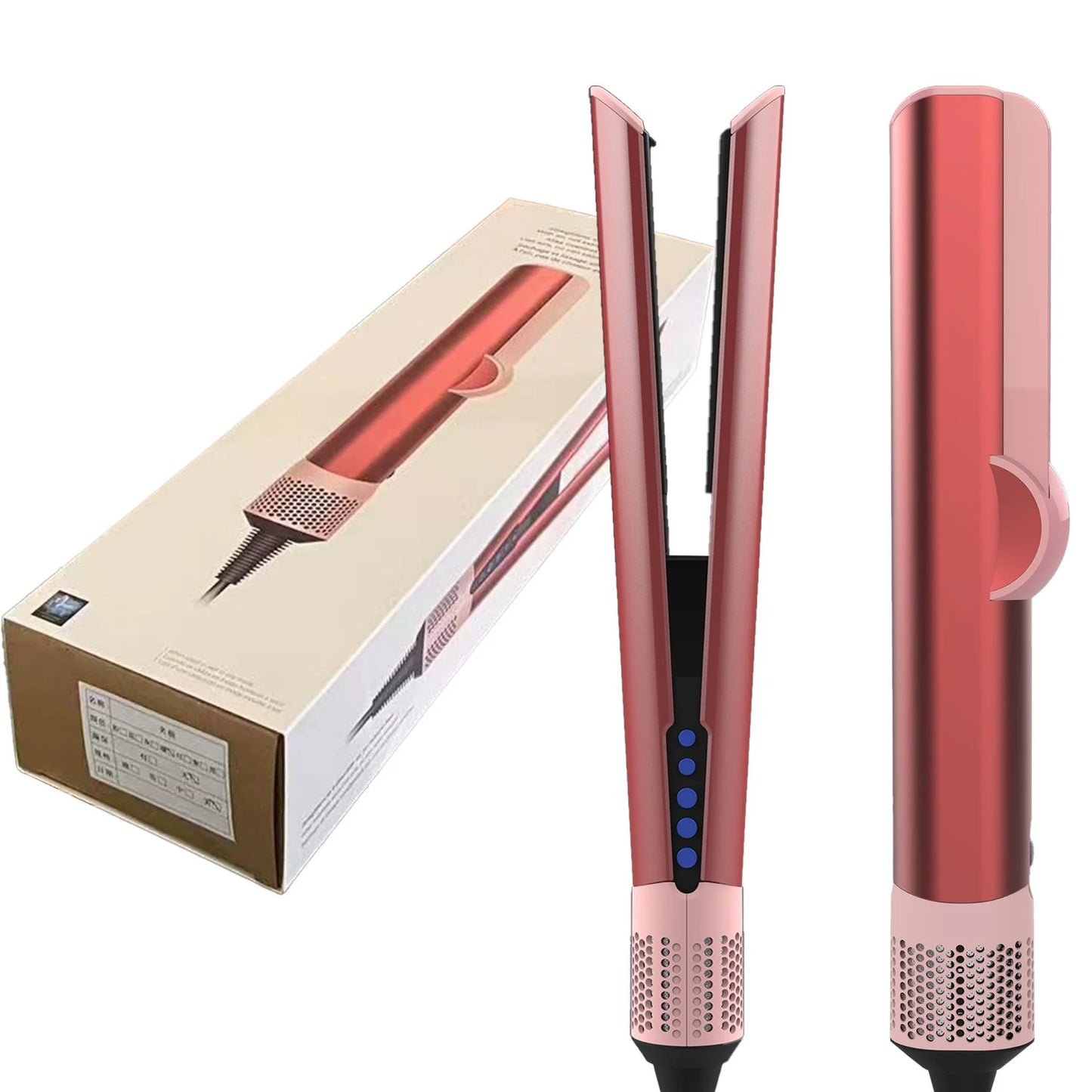 Hot Air Brush 5 in 1 Hair Dryer Brush Negative Ionic Detachable Hair Dryer  Styler Air Culer Wand Hair Straightener Brush Blow