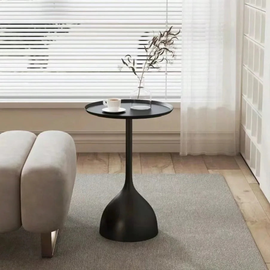 Sofa Small Side Table Nordic Coffee Table  SimpleIron Art Small Round  Bedside Table Mesa for Front Door  Livingroom