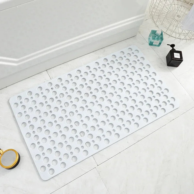 Shower Bath Mat Environmental Protection Tasteless TPE Toilet Household Bathtub Bathroom Hollow Hydrophobic Thicken AntiSlip Pad
