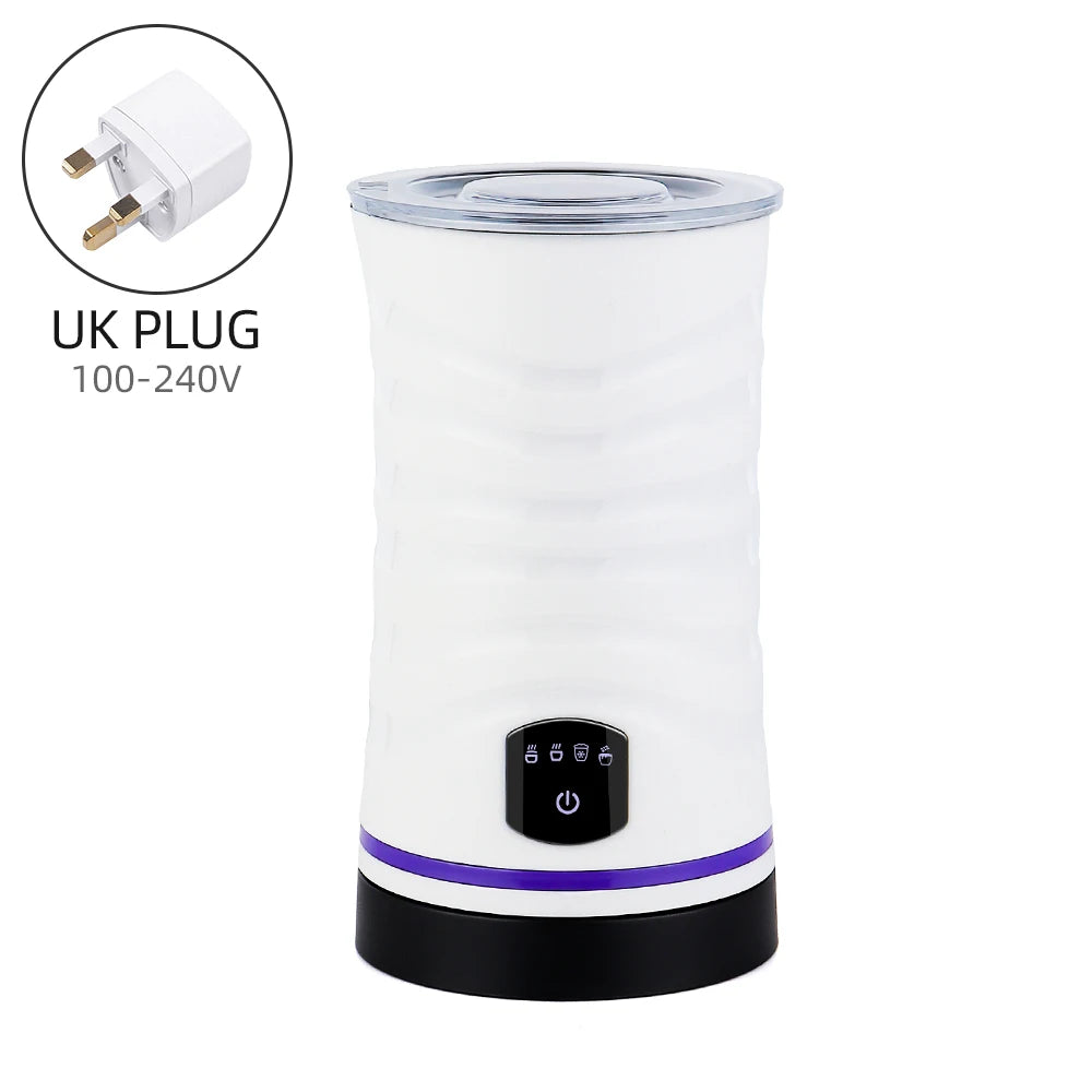 4-IN-1 Electric Milk Frother Milk Foam Machine For Coffee Cappuccino Latte Hot Cold Foam Maker Automatic Milk Frother Foamer