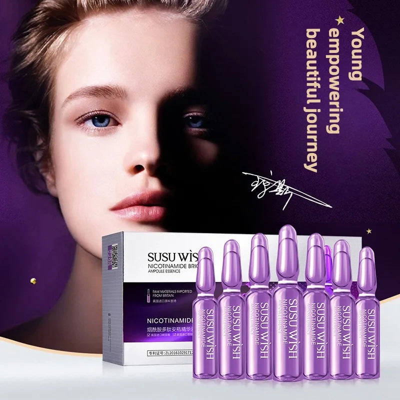 28pcs/set Niacinamide Peptide Ampoule Serum  Anti-Aging Shrink Pores Firming Skin Deep Moisturizing  Facial Skin Care Essence