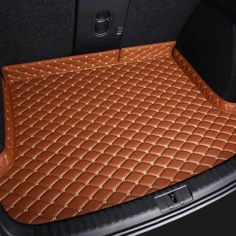 Car Floor Mats For Nissan Leaf ZE1 2018~2022 Luxury Leather Mat Durable Pad pets Interior Parts Rugs Set Accessories 2019