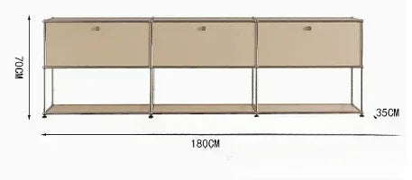 Module Combination Sideboards Cabinet Drawer Living Room Cabinets Side Chest of Drawers Hallway Storage TV Stand Bedroom Cabinet