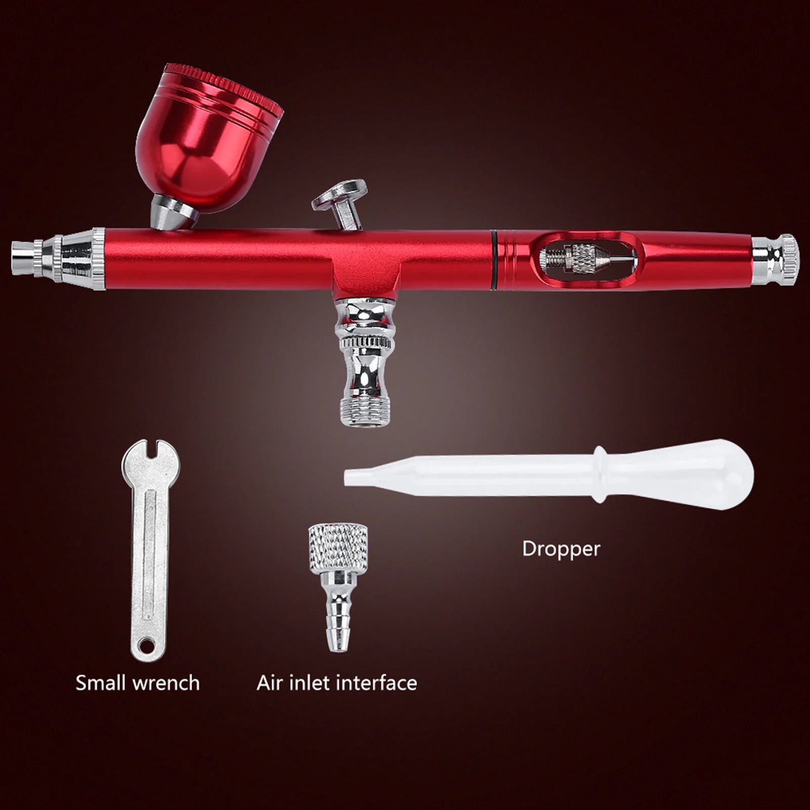 Tattoo Spray Gun 2 Colors 0.3mm Gravity Feed Airbrush Gun Spray Gun Art Tattoo Paint Nail Cake Decoration Tools Decoration Gun