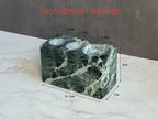 Luxury Marble Bath Set: Shampoo Bottles, Tray & Canister Organizer, Natural Stone Accessories for Home & Hotel Bathroom Decor