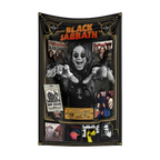 3x5 Ft Heavy Rock Band-B-Black Sabbaths Flag Polyester Digital Printing Banner for Bedroom Wall Art Out Door Tapestry