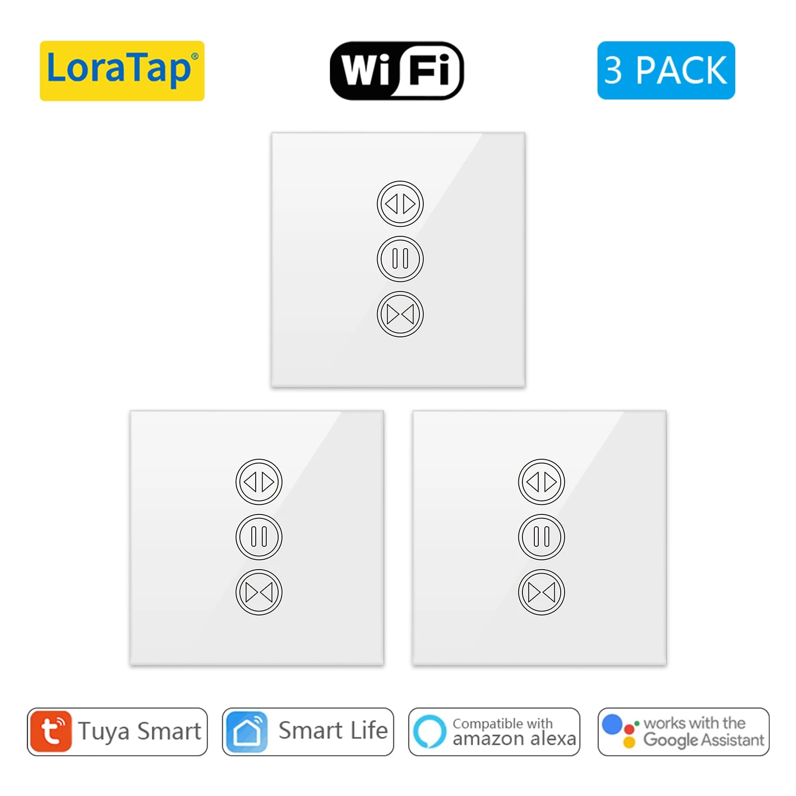 Tuya Smart Life WiFi Curtains Blinds Switch Roller Shutter Electric Motor Google Home Alexa Voice Control Connected House Engine