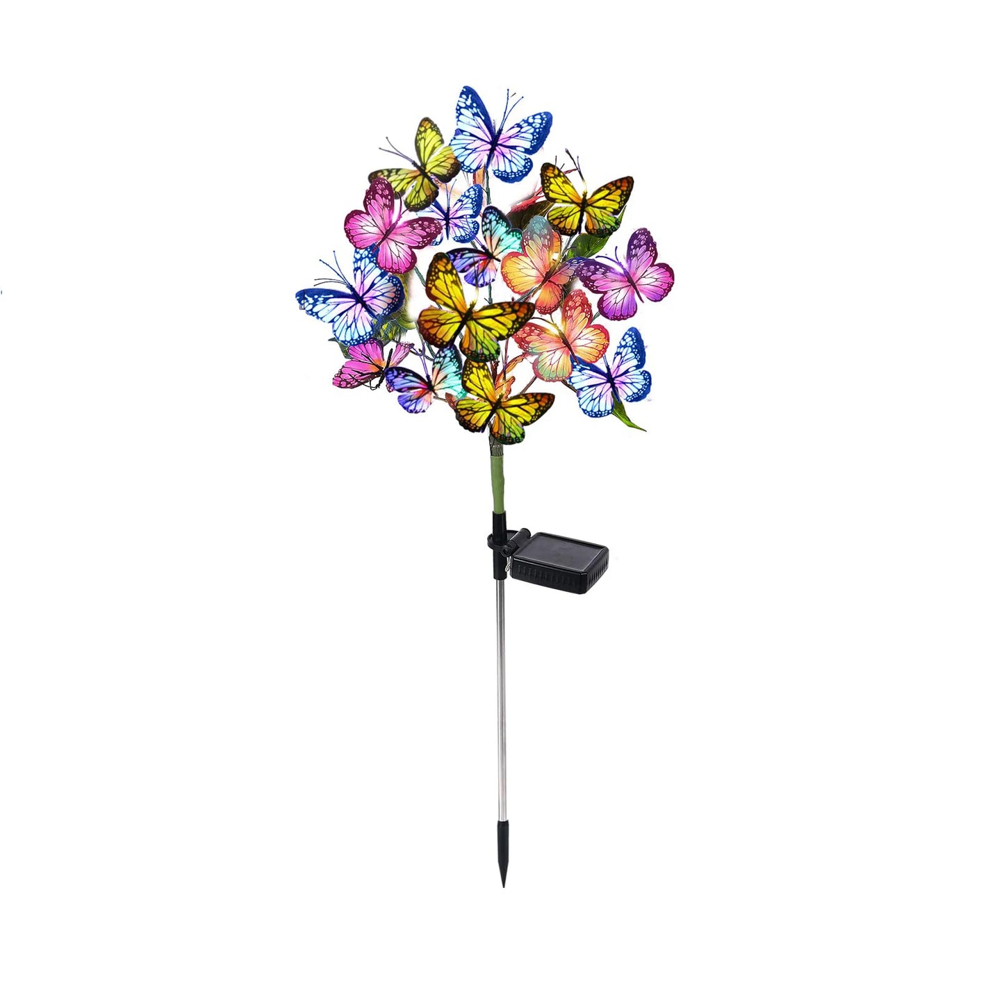 Solar Garden Light Outdoor Waterproof Decorative Solar Light LED Butterfly Solar Lights for Garden Yard Patio Lawn Outdoor Decor