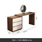 Desk Organizer Bedroom Dressing Table Mirror Bedside Modern Wood Makeup Table Storage Nordic Vanitys Para Maquillaje Furniture
