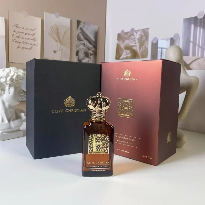 Clive Christian Amberwood Fresh Unisex Perfume 50ml – Long Lasting Elegant Fragrance with Jasmine Rose Sandalwood Amber Musk