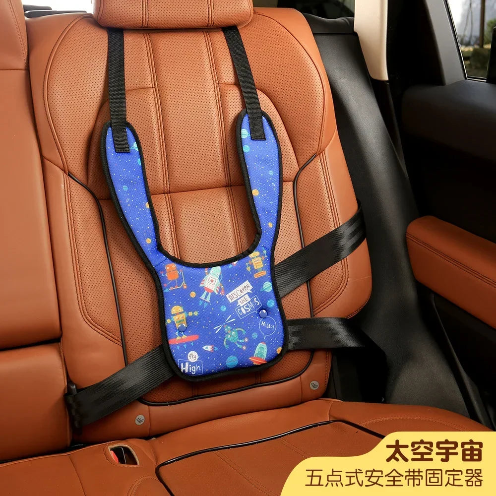 Adjustable Child Seat Belt Retainer Strangulation Neck Shoulder Cover Simple and Convenient Shoulder Cover for Car Safety Seat