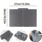 Kitchen Dish Drying Silicone Mat Raised Stripes Outlet Design Countertop Sink Draining Pad Non-slip Tableware Insulating Mat